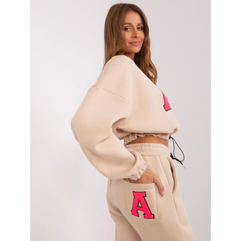 Női szett EINGA bézs és fluo