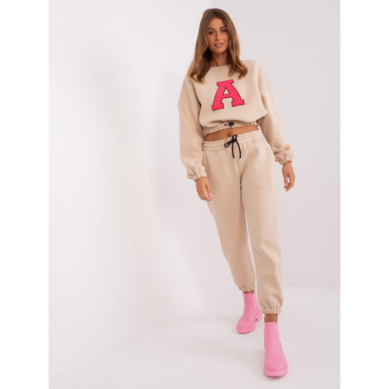 Női szett EINGA bézs és fluo