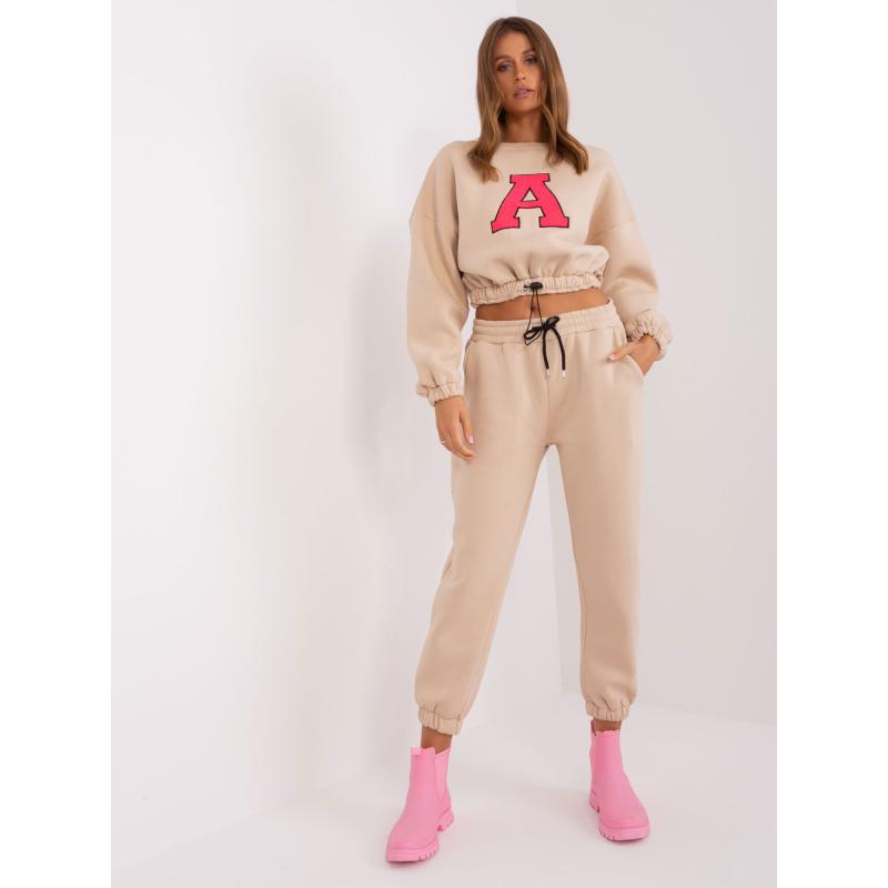 Női szett EINGA bézs és fluo