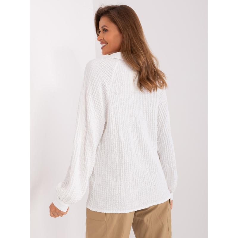 Dámská halenka s výstřihem do V DRAW ecru