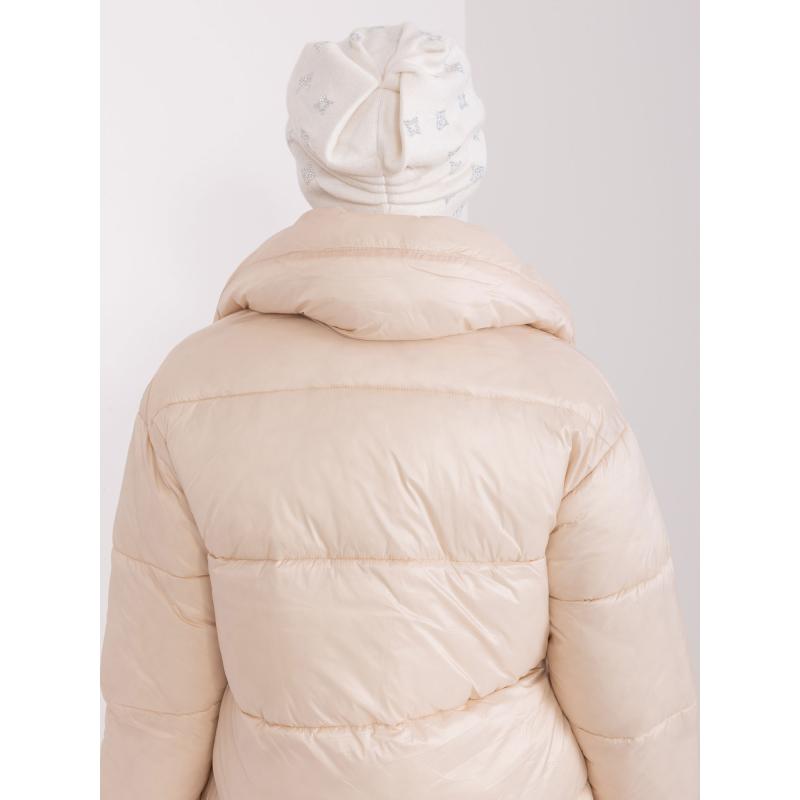 Dámská čepice s kamínky BAYR ecru