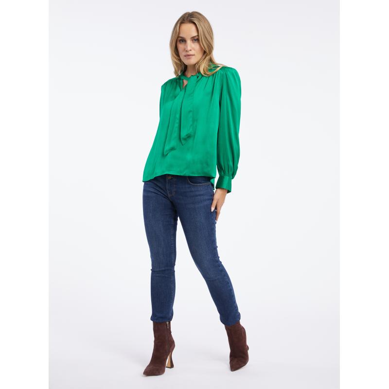 Zelená dámská halenka