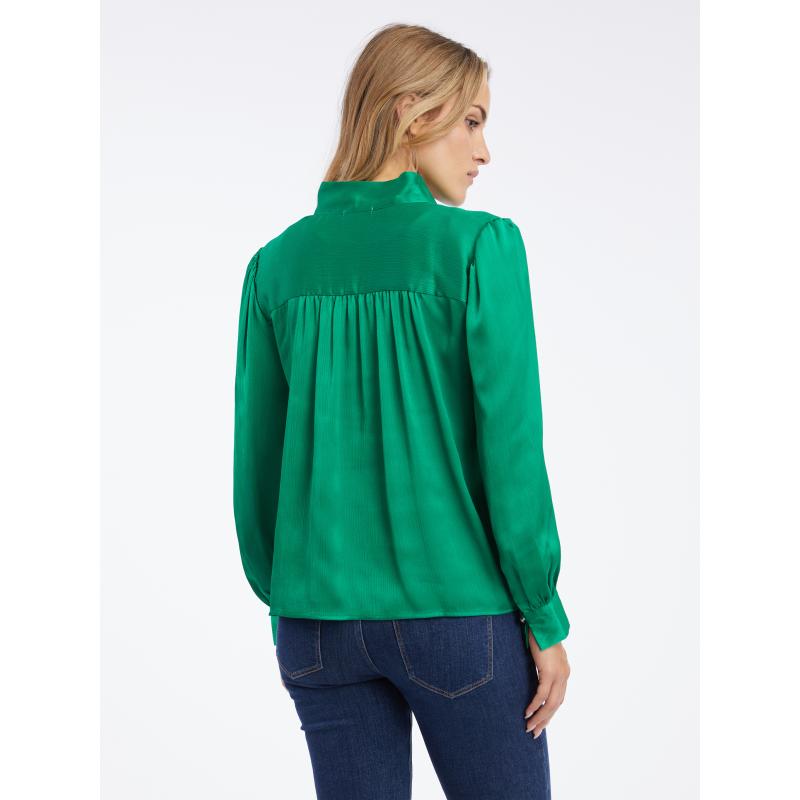 Zelená dámská halenka