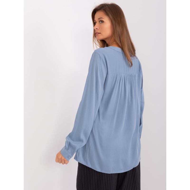 Dámská halenka SUBLEVEL šedomodrá 