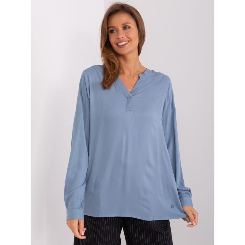 Dámská halenka SUBLEVEL šedomodrá 