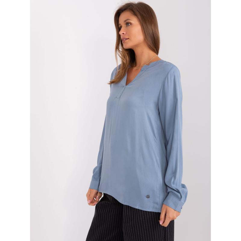 Dámská halenka SUBLEVEL šedomodrá 