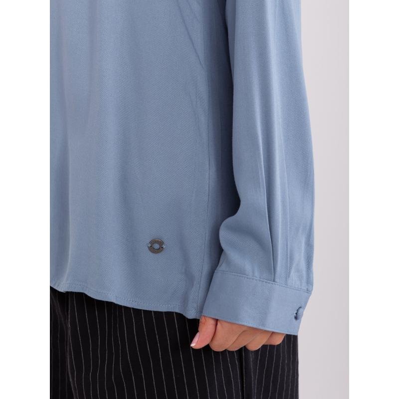 Dámská halenka SUBLEVEL šedomodrá 