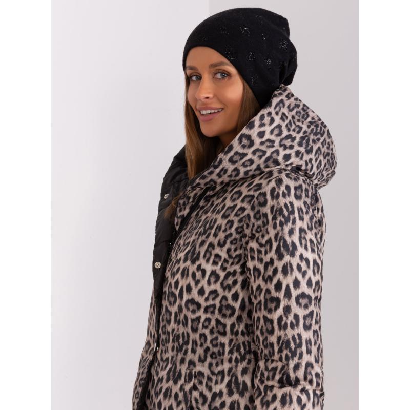 Dámská čepice s kamínky RENT černá