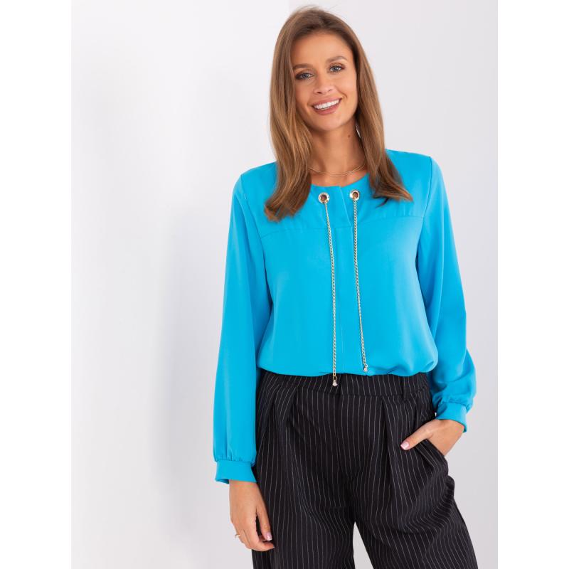 Dámská halenka s dlouhými rukávy AIRO modrá 