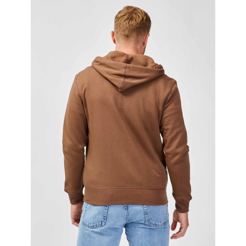 Logós kapucnis pulóver gyapjú kapucnival