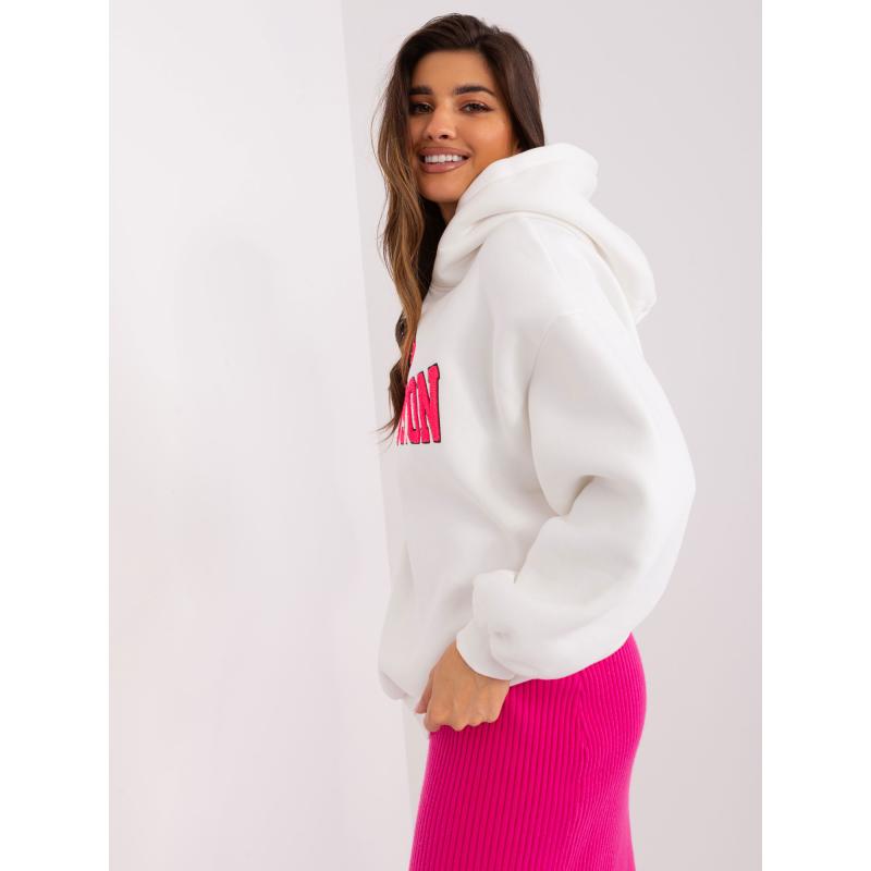 Dámská mikina s kapucí PALAL ecru