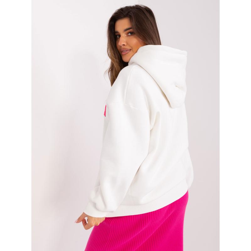 Dámská mikina s kapucí PALAL ecru