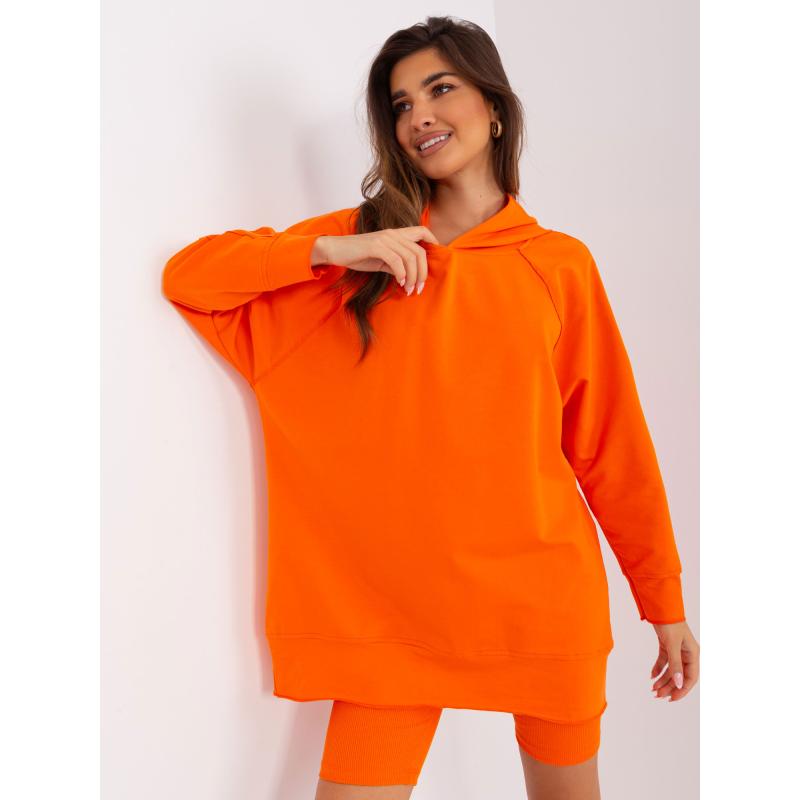 Dámský komplet s šortkami TIBNI oranžový