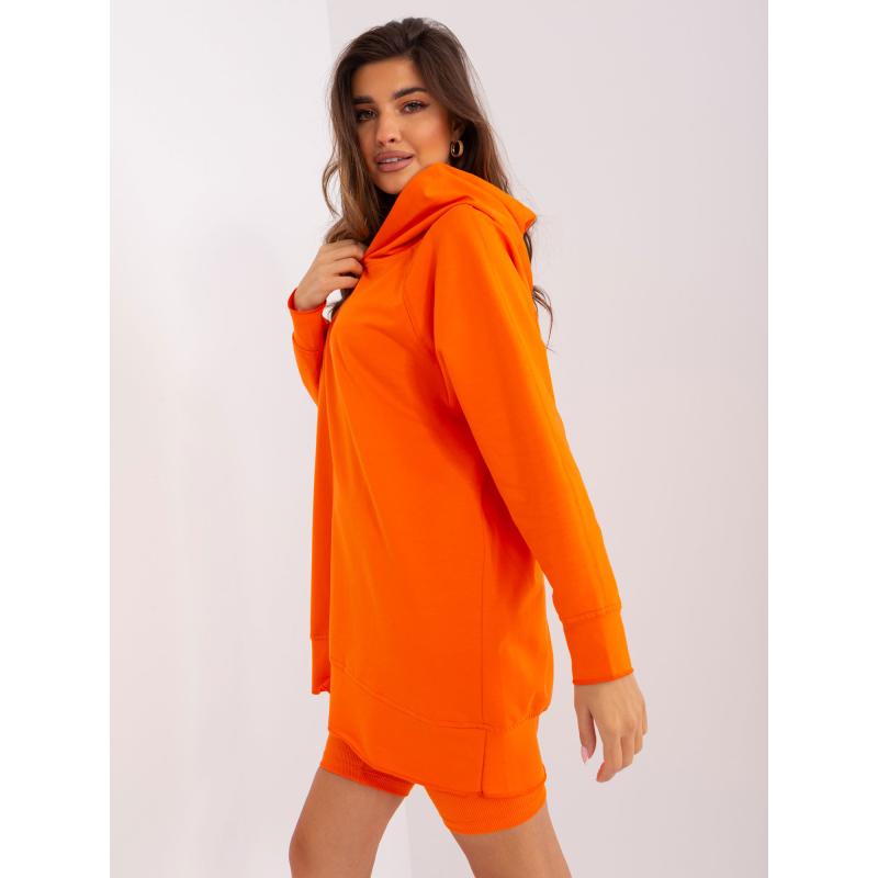 Dámský komplet s šortkami TIBNI oranžový
