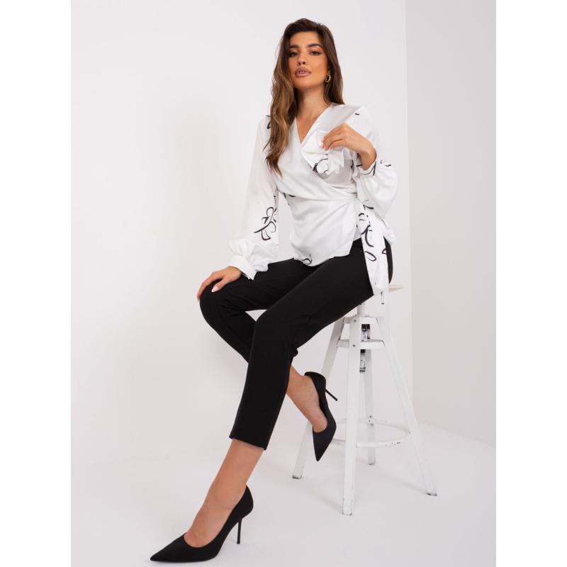 Női nyomtatott blúz MAADAI fehér
