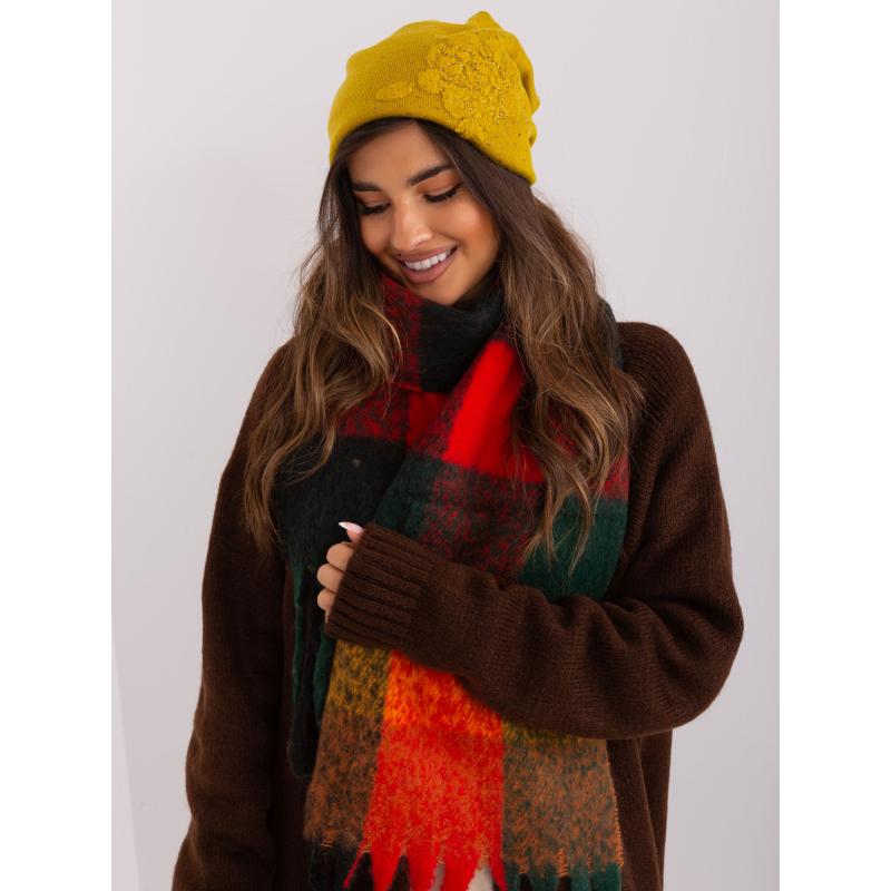 Női sapka DAI olívazöld