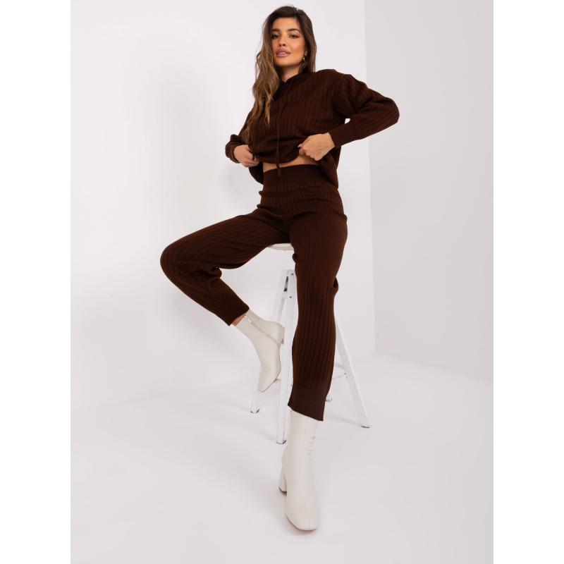 Dámska voľnočasová súprava ALLE tmavohnedá