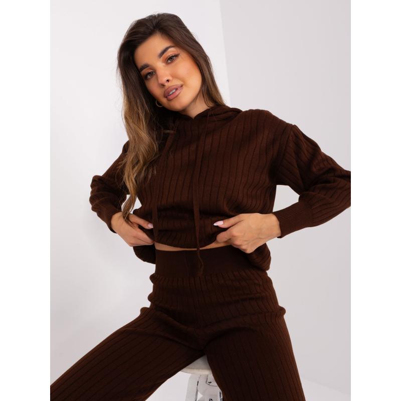 Dámska voľnočasová súprava ALLE tmavohnedá