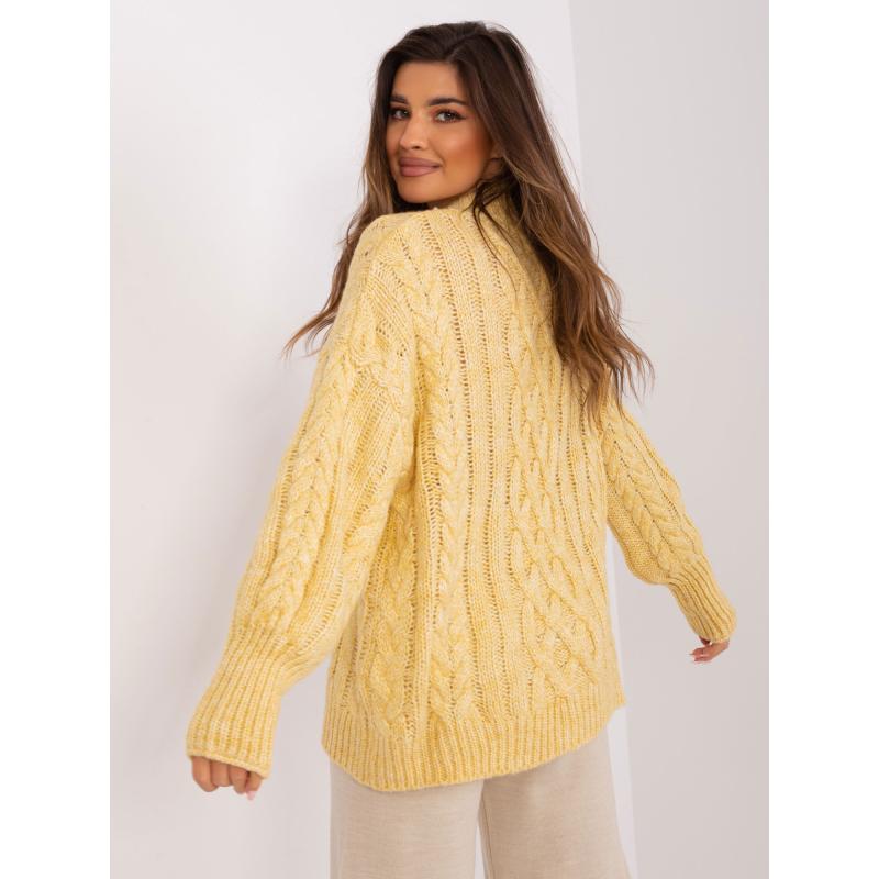 Dámský svetr ELKE světle žlutý