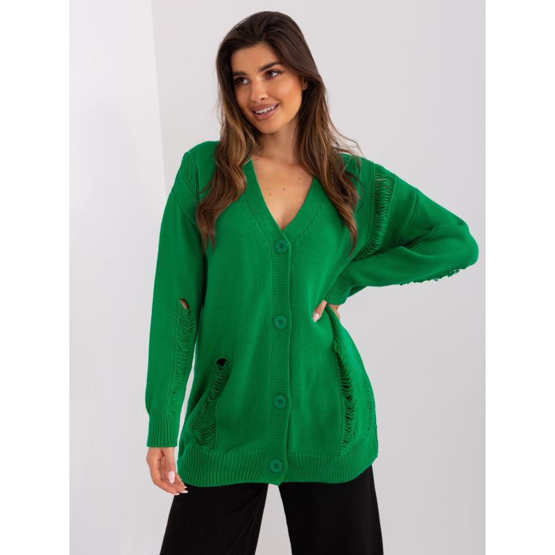 Női pulóver GIDA zöld