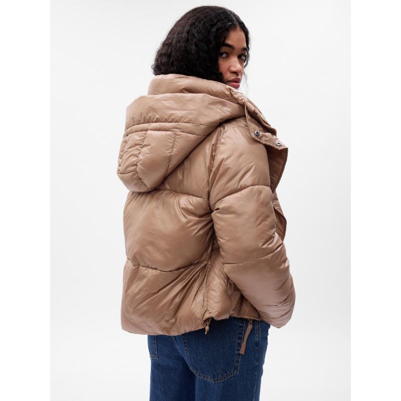 Téli steppelt kabát crop