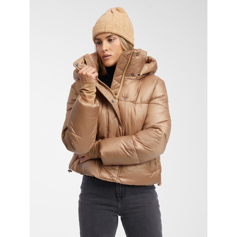 Téli steppelt kabát crop