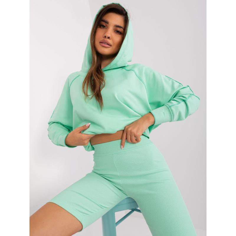 Dámská souprava pro volný čas s dlouhou mikinou IKA mentolová