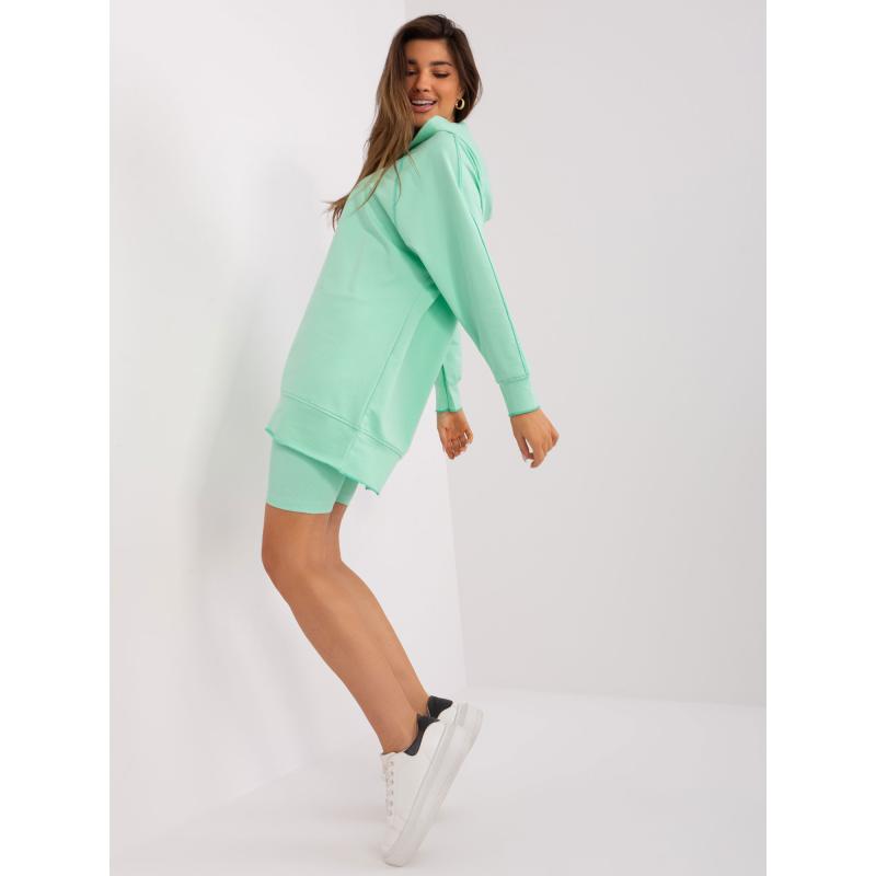 Dámská souprava pro volný čas s dlouhou mikinou IKA mentolová
