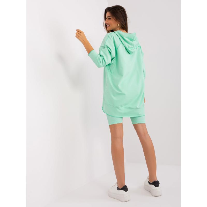 Dámská souprava pro volný čas s dlouhou mikinou IKA mentolová