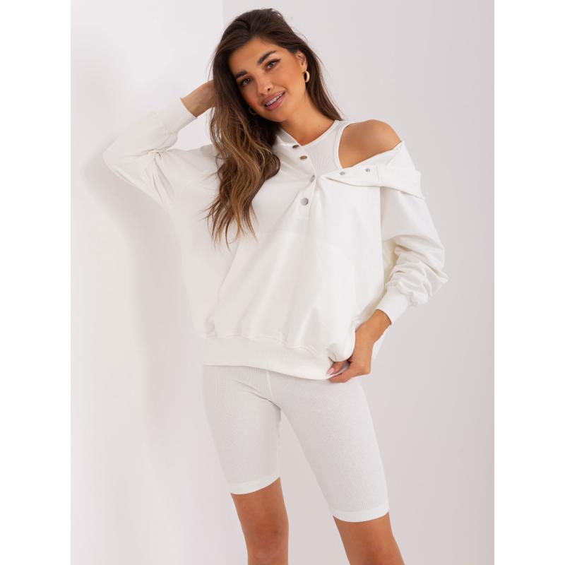 Dámský komplet s mikinou PASTA ecru 