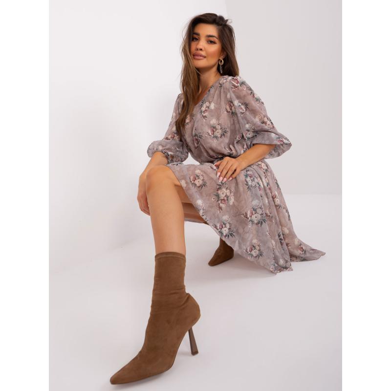 Női KVETA ruha sötétbézs