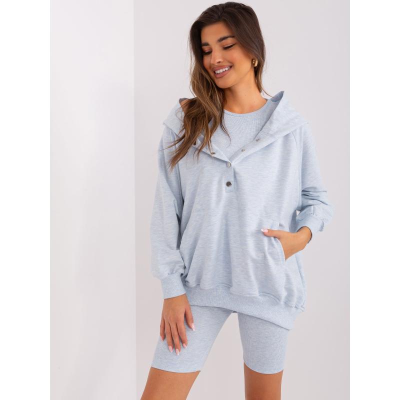 Női szett pulóverrel EVIA világoskék