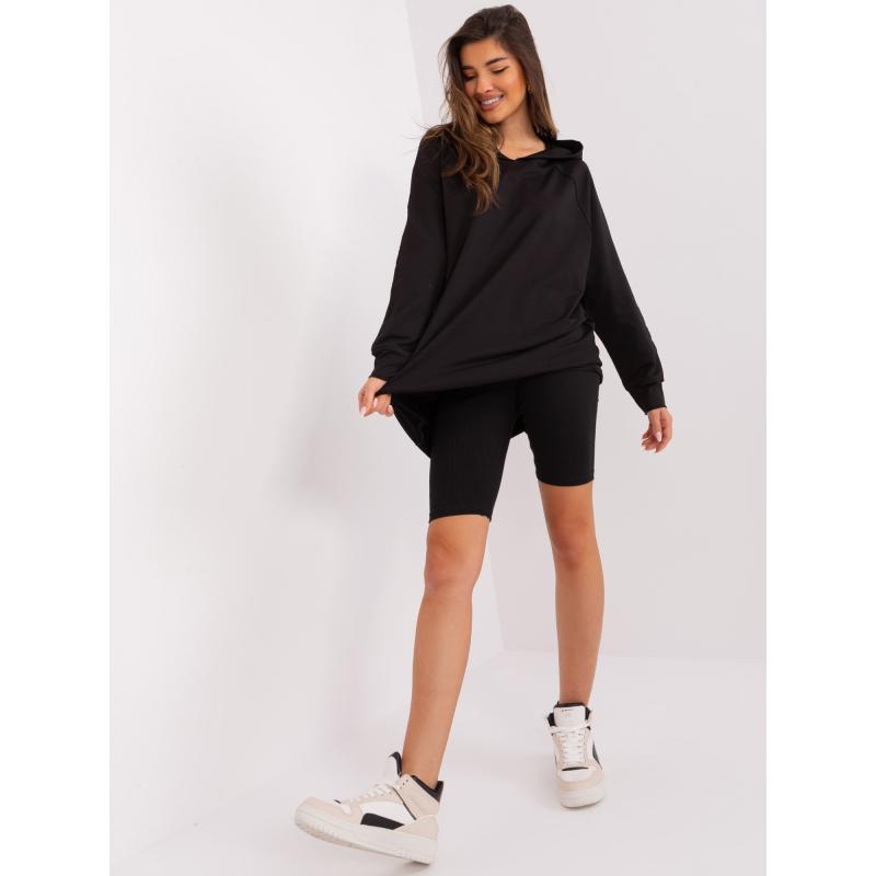 Dámská souprava s hladkou mikinou ANTONIA černá