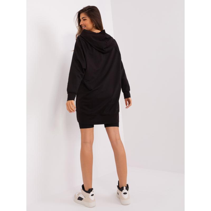 Dámská souprava s hladkou mikinou ANTONIA černá