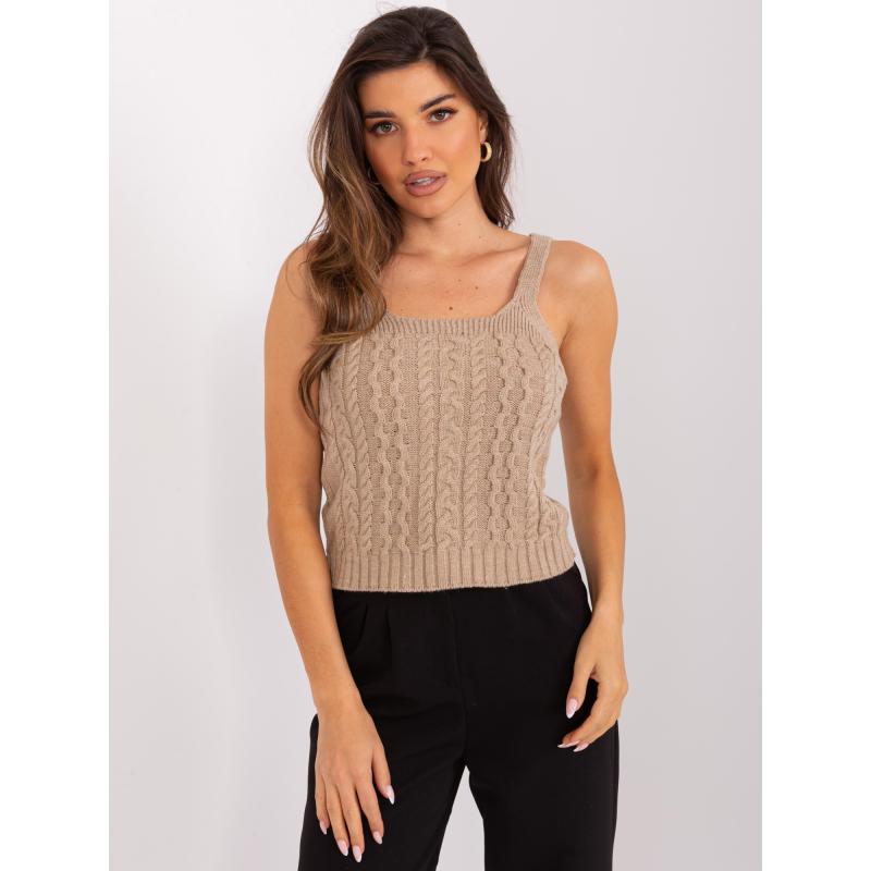 Dámský komplet GIA tmavě béžový 