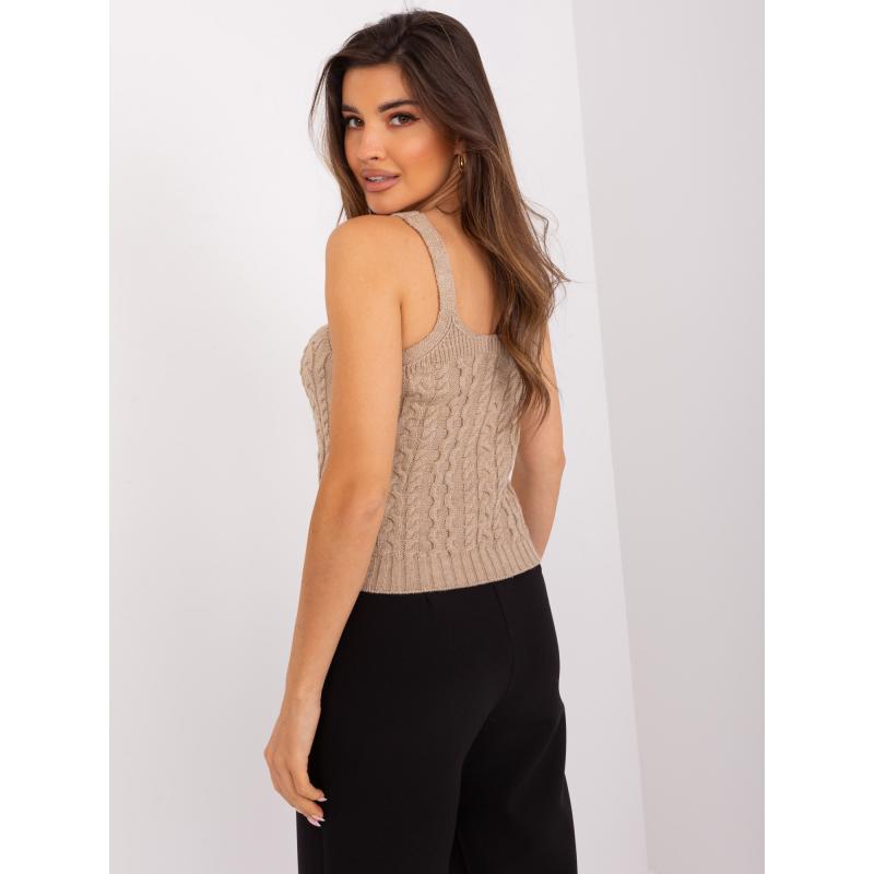 Dámský komplet GIA tmavě béžový 