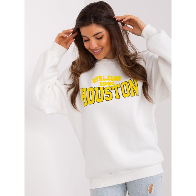 Dámská mikina bez kapuce s nápisem RITA ecru 