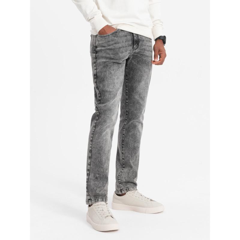 Pánské džíny STRAIGHT LEG šedé 