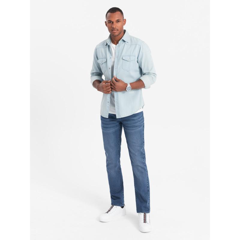 Pánske džínsy STRAIGHT LEG modré