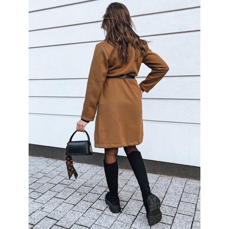 Dámský kabát CELESTIA hnědý