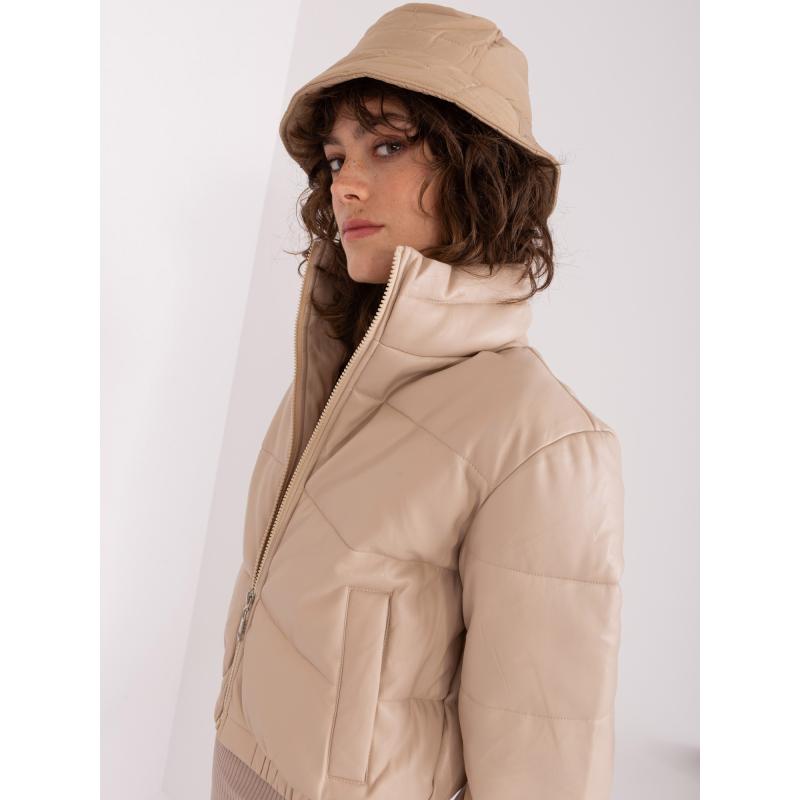 Női sapka ENS barna