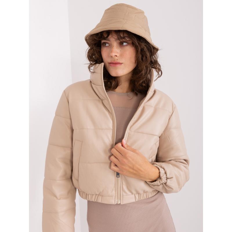 Női sapka ENS barna