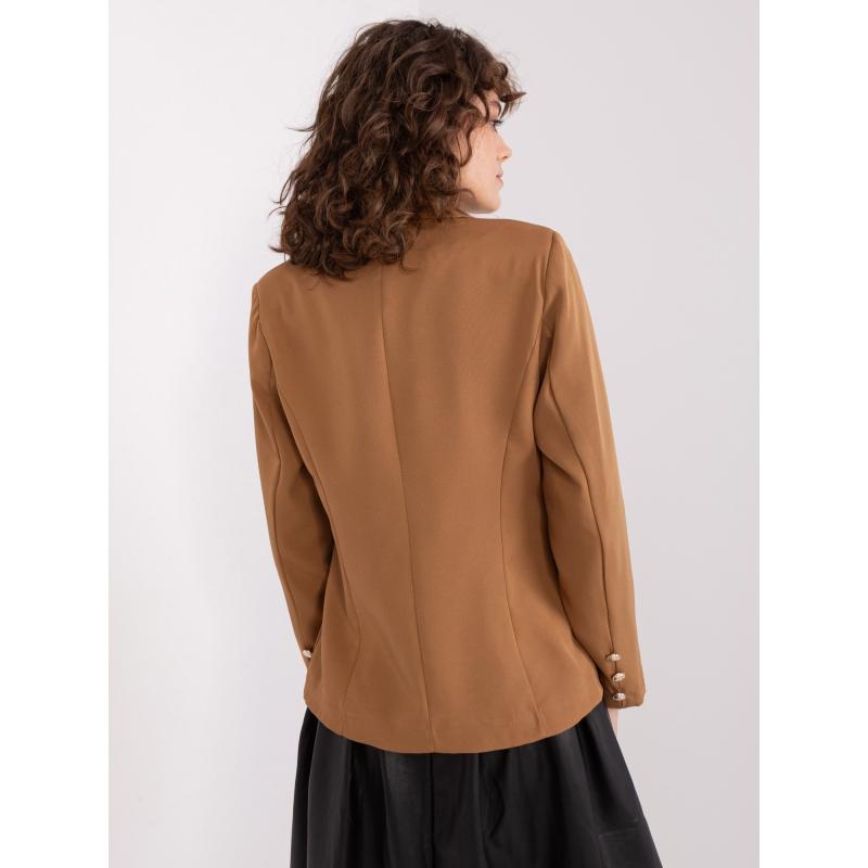 Dámská bunda s podšívkou OCH BELLA světle hnědá 