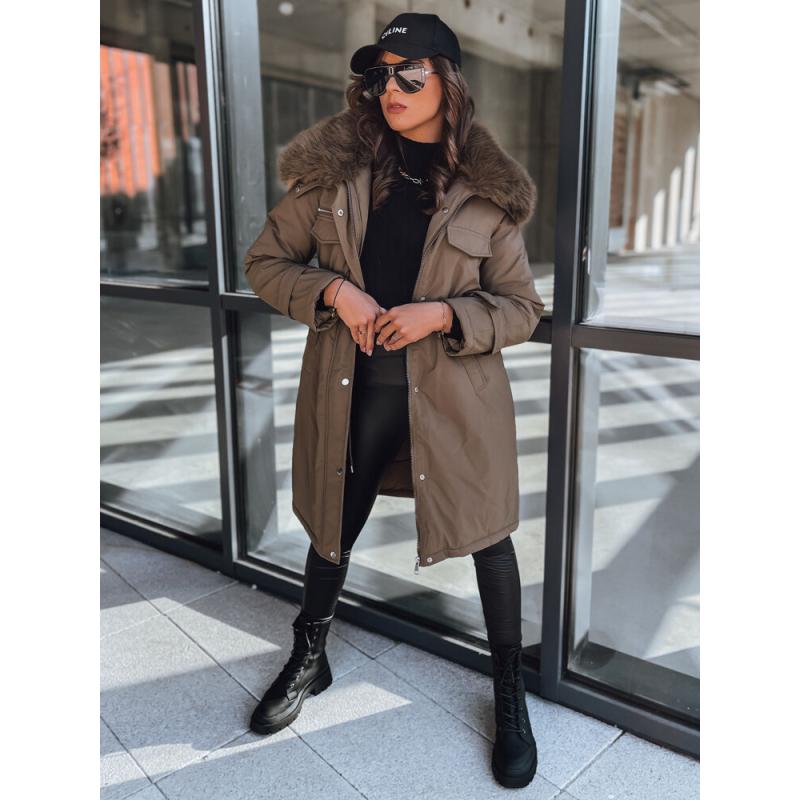 Dámská bunda typu parka MARBLIS khaki