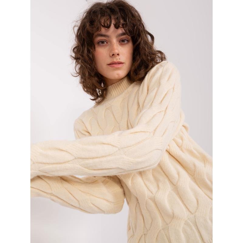 Dámský svetr JIEL krémový 