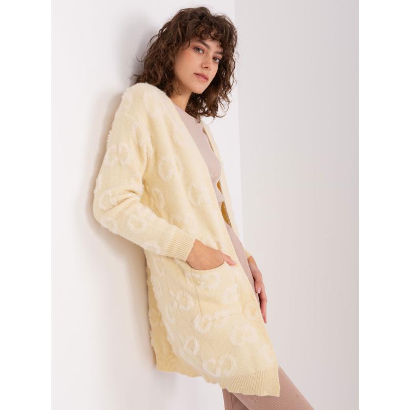Női kardigán IUNDE világos bézs