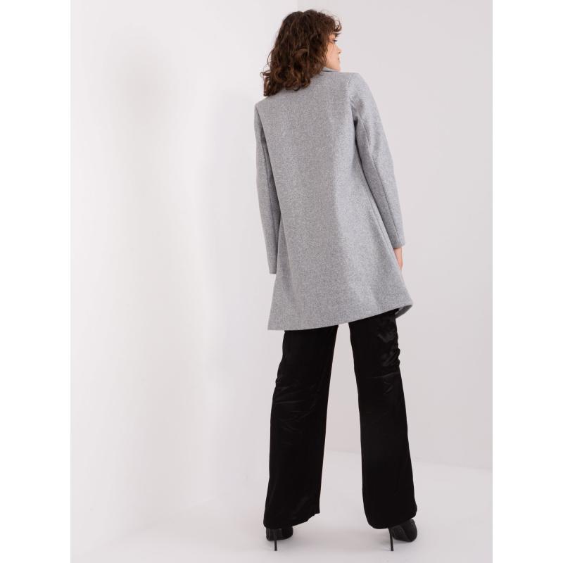 Dámský kabát OCH BELLA šedý  