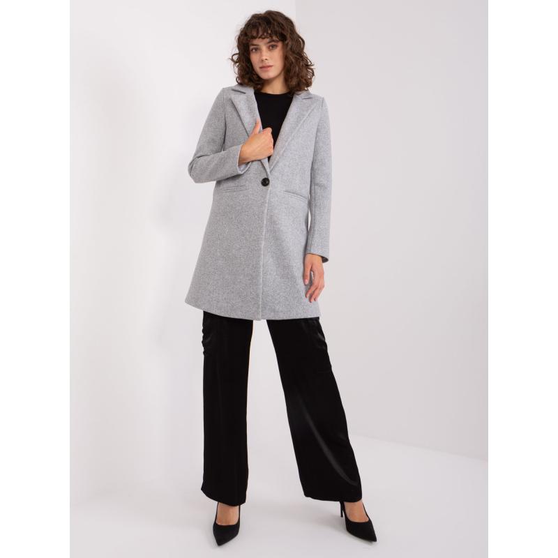 Dámský kabát OCH BELLA šedý  