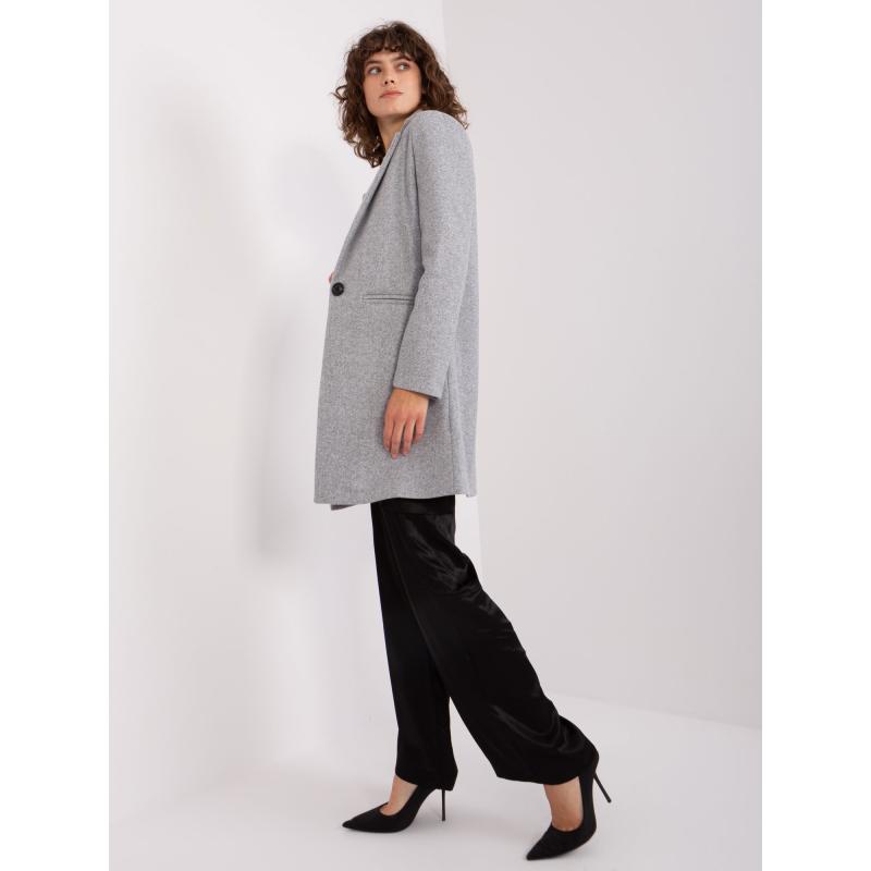 Dámský kabát OCH BELLA šedý  