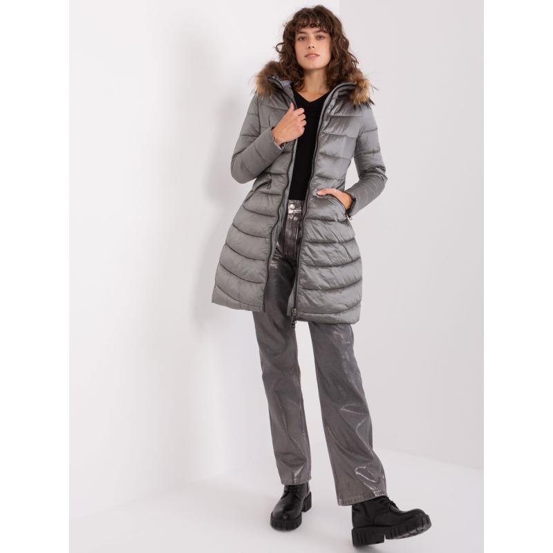 Dámska bunda SMURID tmavosivá